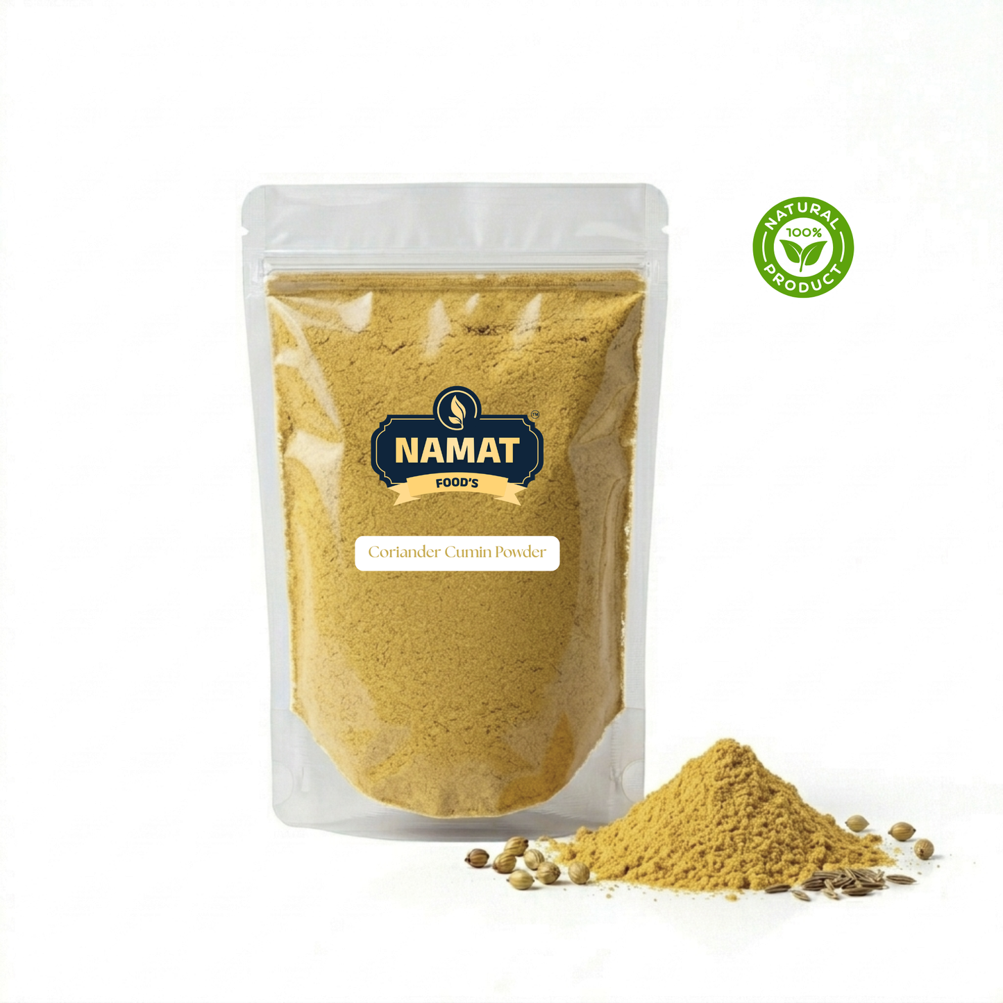 ધાણા જીરૂ પાવડર (Dhana Jeeru Powder) – Coriander Cumin Masala, Fresh Ground Gujarati Masala | Namat Foods
