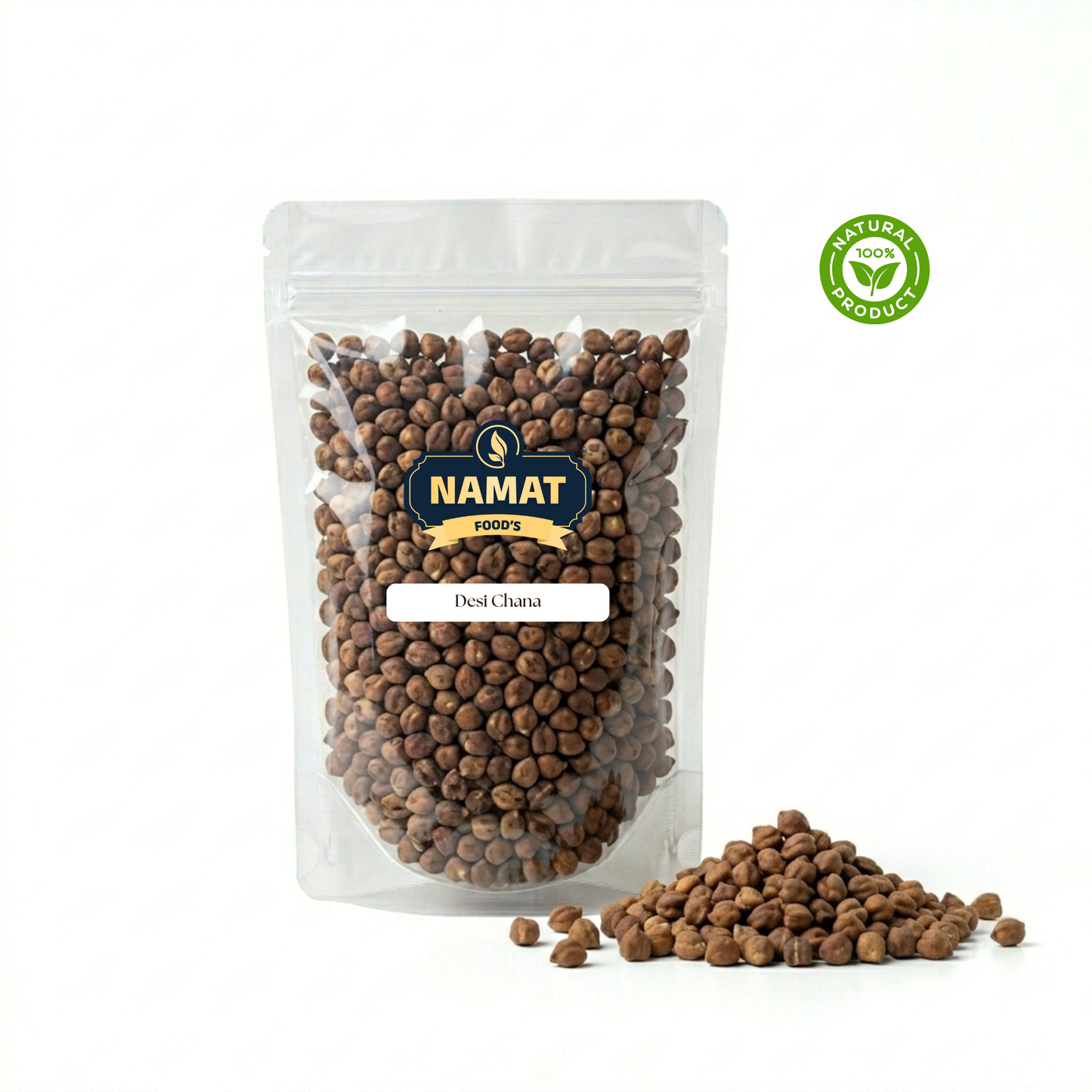 દેશી ચણા (Desi Chana) 2 KG – Whole Bengal Gram, Protein Rich & Natural | Namat Foods